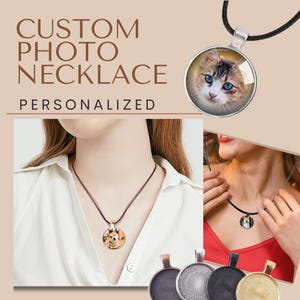 Custom/ Photo/ Pendant/ Pet/Necklace/ Pet Lover/ Loved Ones/Gifts