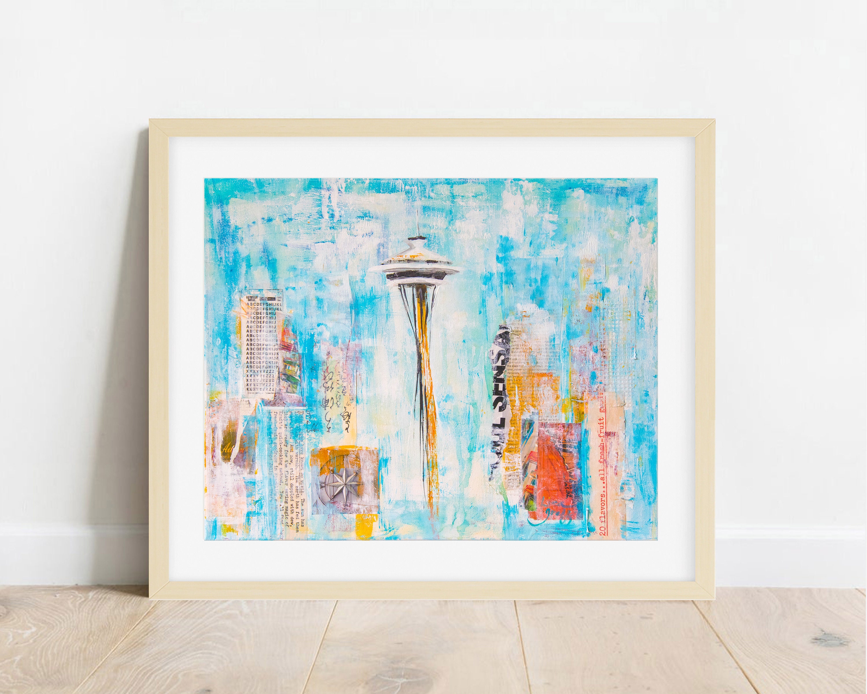 細川真希 原画「People in Seattle 2011」16×26cm カタログ詳細（落札結果）｜SBIアートオークション