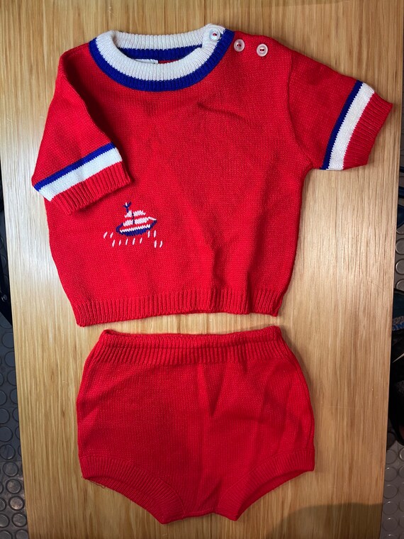 2 Piece Red Knitwear - image 2