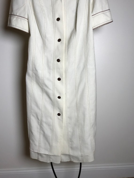 Super Retro 70's Shirt Dress - image 7