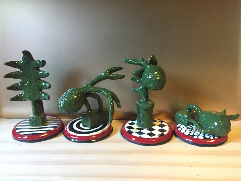 Beetlejuice Delia Deetz Art Inspired Mini Sculptures Etsy