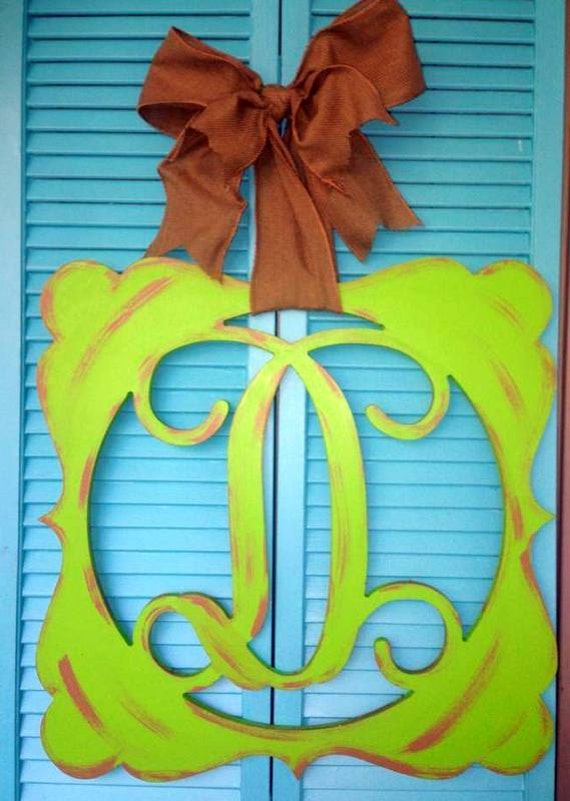 Items similar to Square Framed Monogram on Etsy