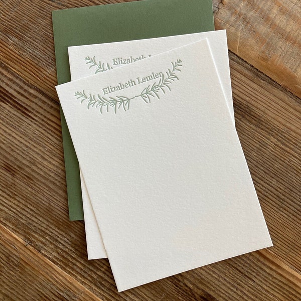 Custom Letterpress Etsy