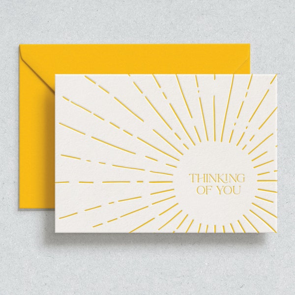 Thinking of You // Letterpress Card