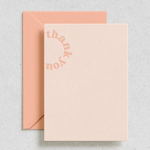 Letterpress Thank You Card Set