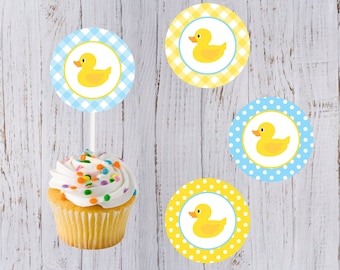 Rubber Duck Cupcake Toppers