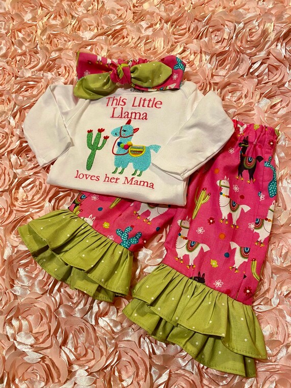 baby girl llama clothes