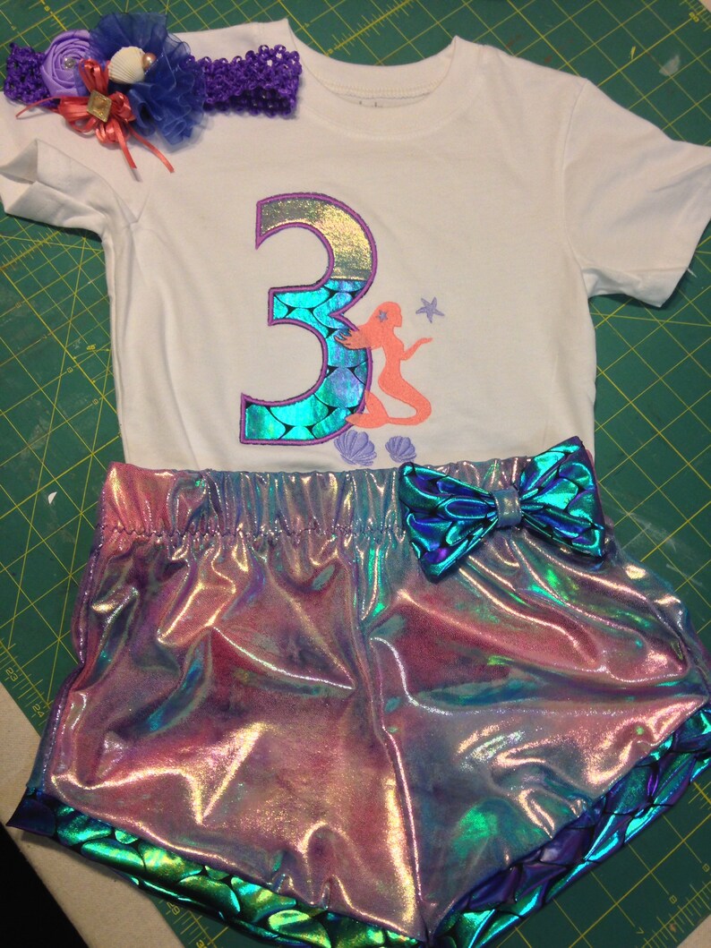 mermaid birthday outfit