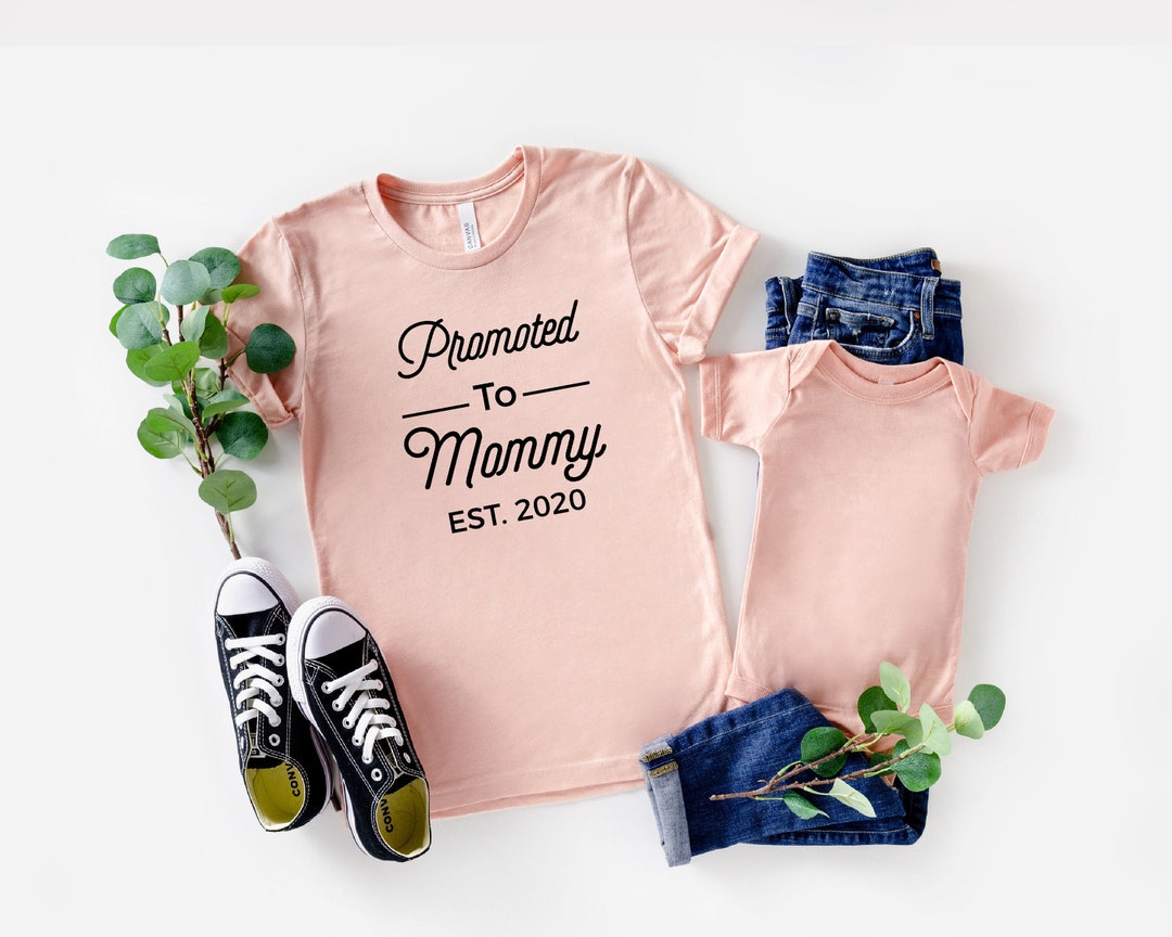 Moms Mothers Gift Promoted to Mommy Mom Shirts New Mom - Etsy