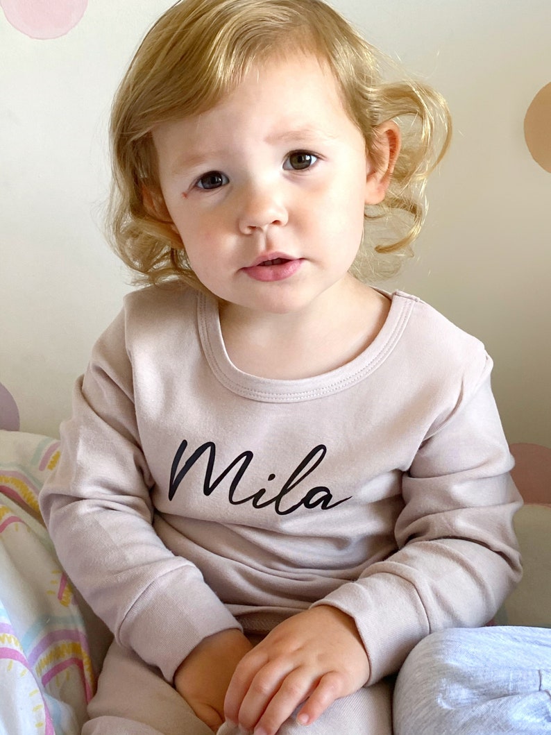 Softstyle Personalised Baby and Toddler Lounge Set/ Loungewear Etsy UK