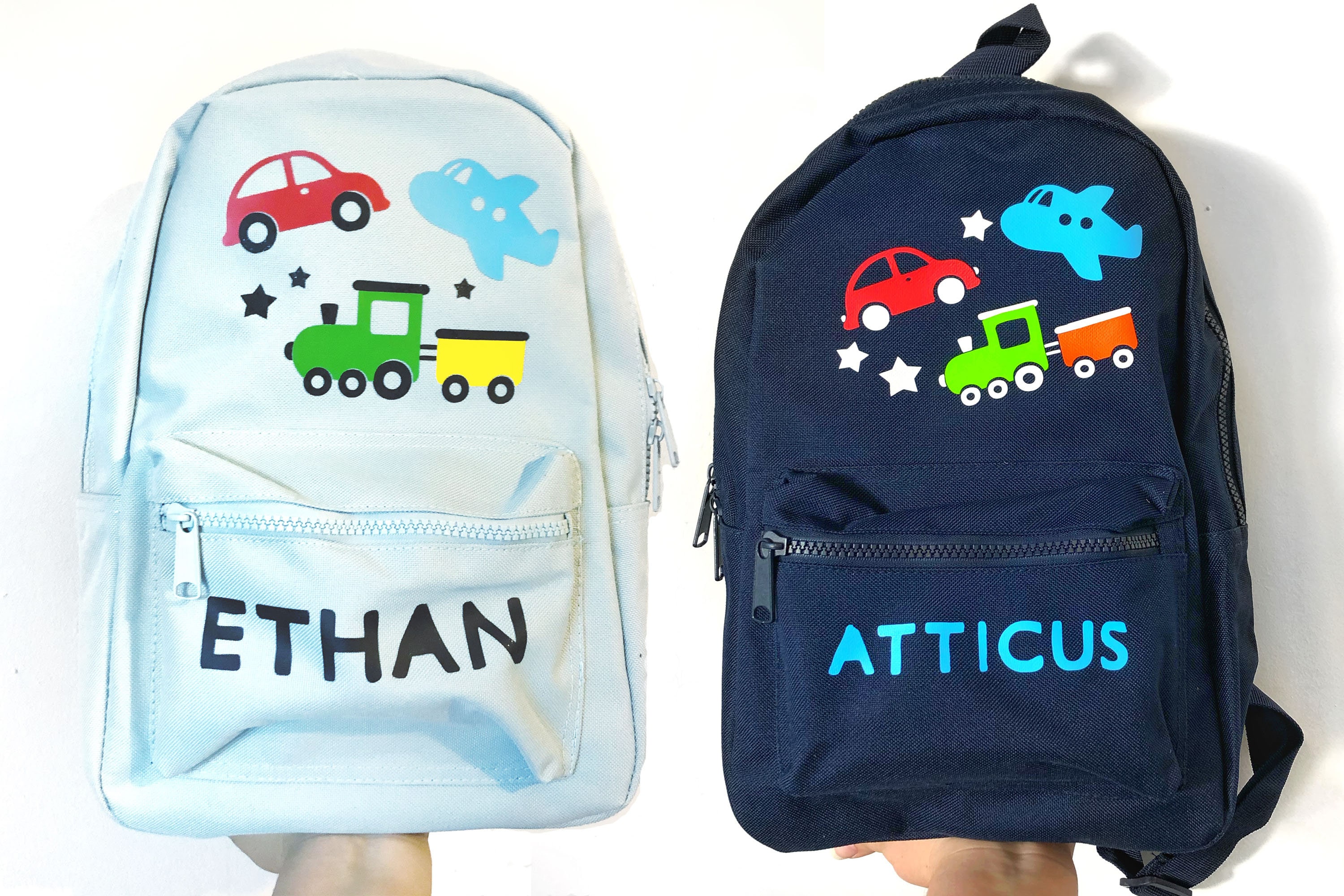 Baby boy personalised backpack sales
