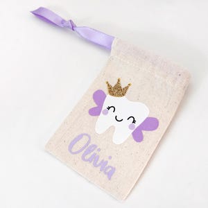 Personalised Tooth Fairy Drawstring Pouch