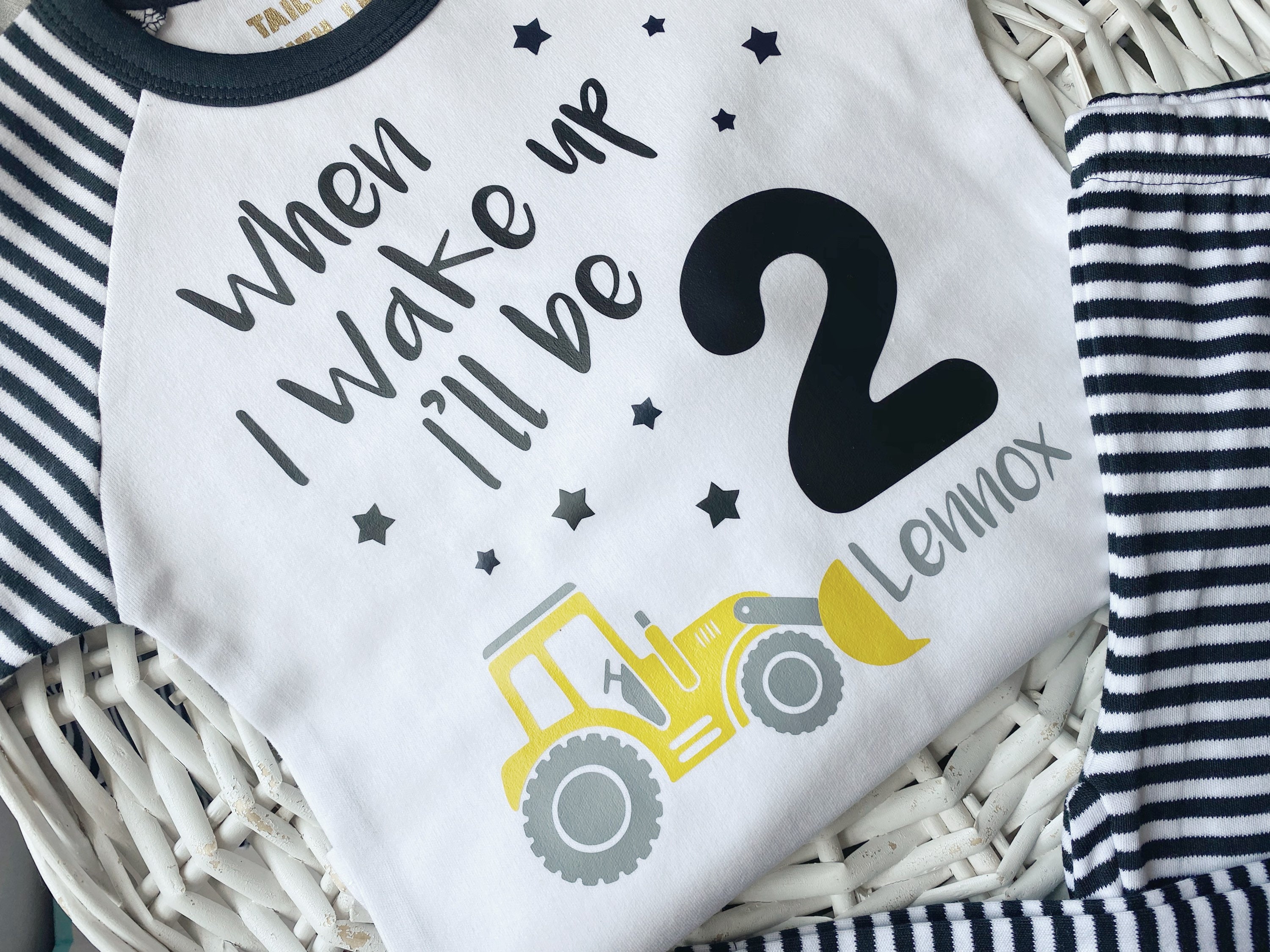 Boys digger pjs hotsell
