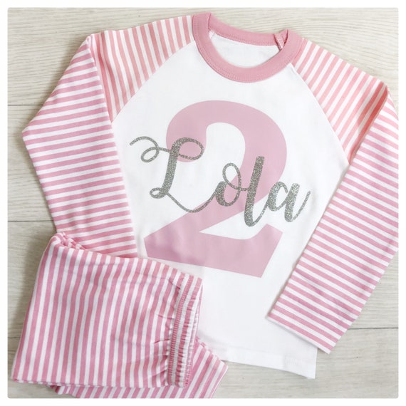 Birthday pyjamas Mickey Mouse girls come in pink pyjamas With DATE OF BIRTH