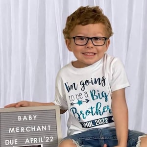 Baby Announcement Only Chld Bg Brother To Be Pregnancy