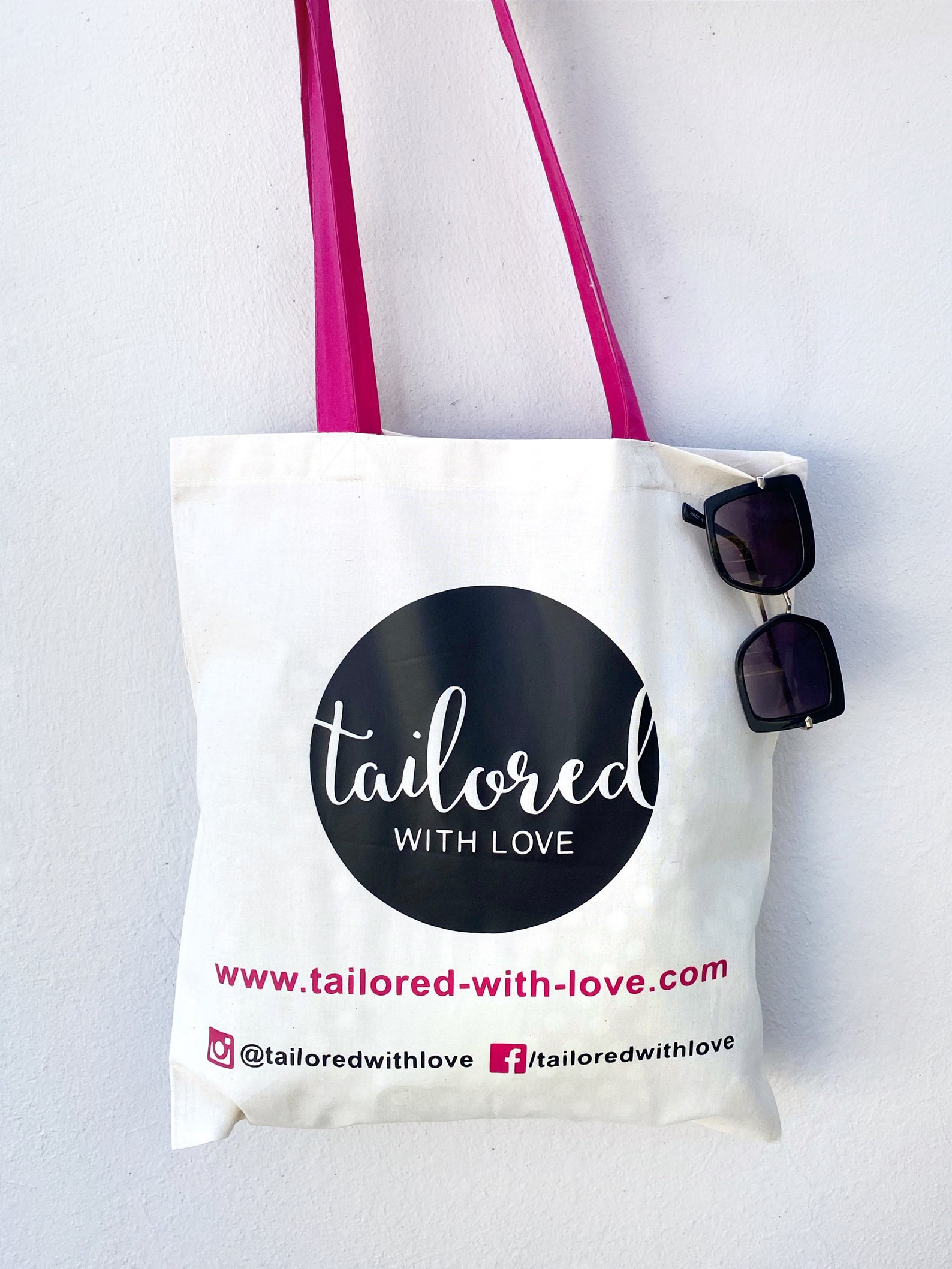 Business Logo Tote Bag for Life with Contrast Coloured Etsy