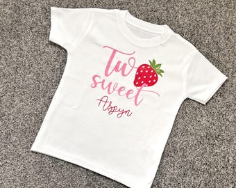 Two Sweet - 2nd Birthday Strawberry Theme
