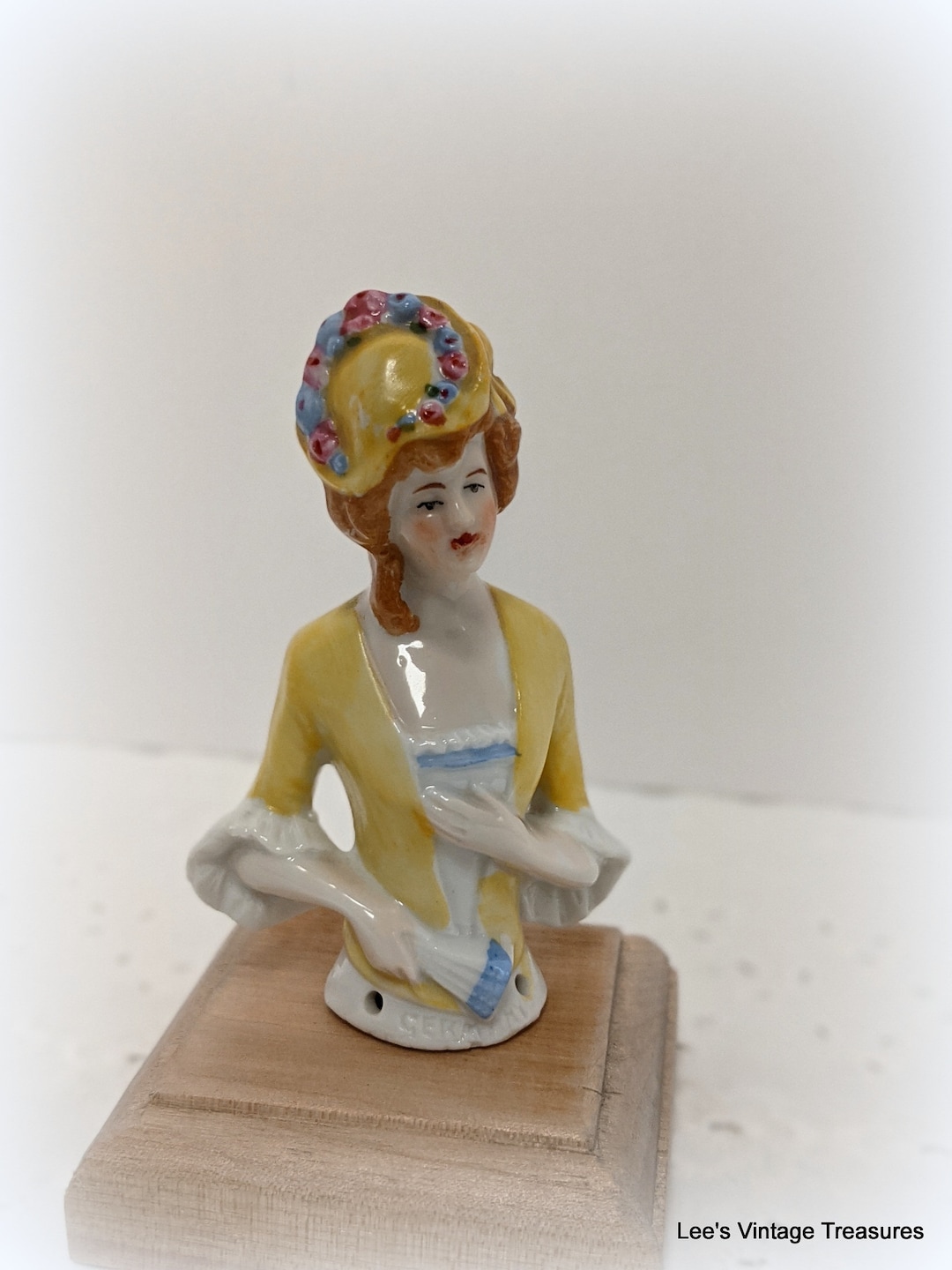 Antique German Half Doll, Wonderful Condition. Collectible Miniature