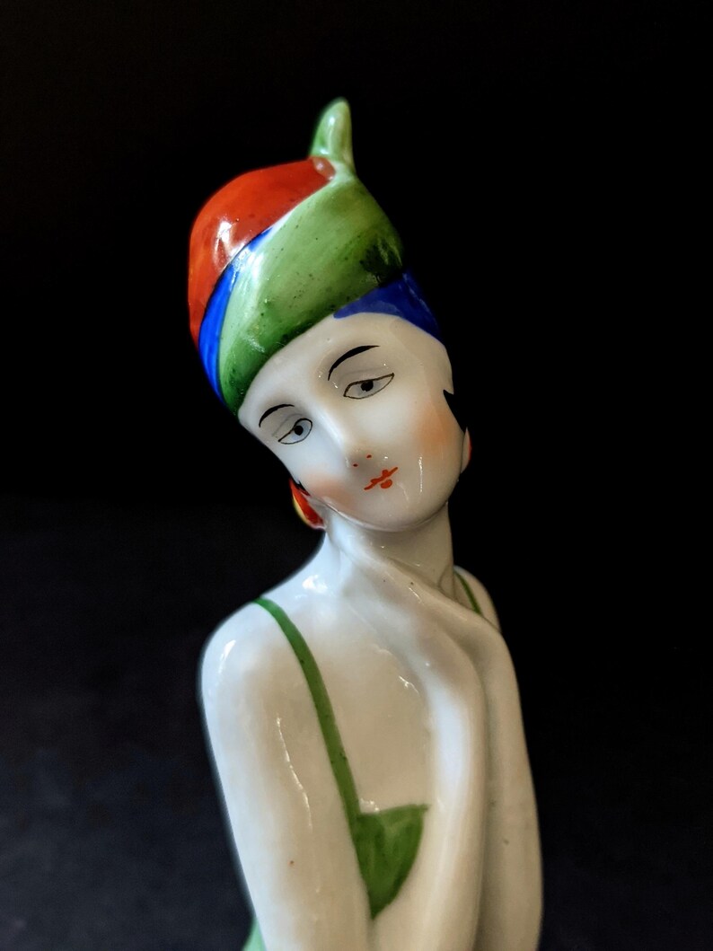 Antique Half Doll, Germany, Pincushion Flapper Half Doll, Mold 5554 ...