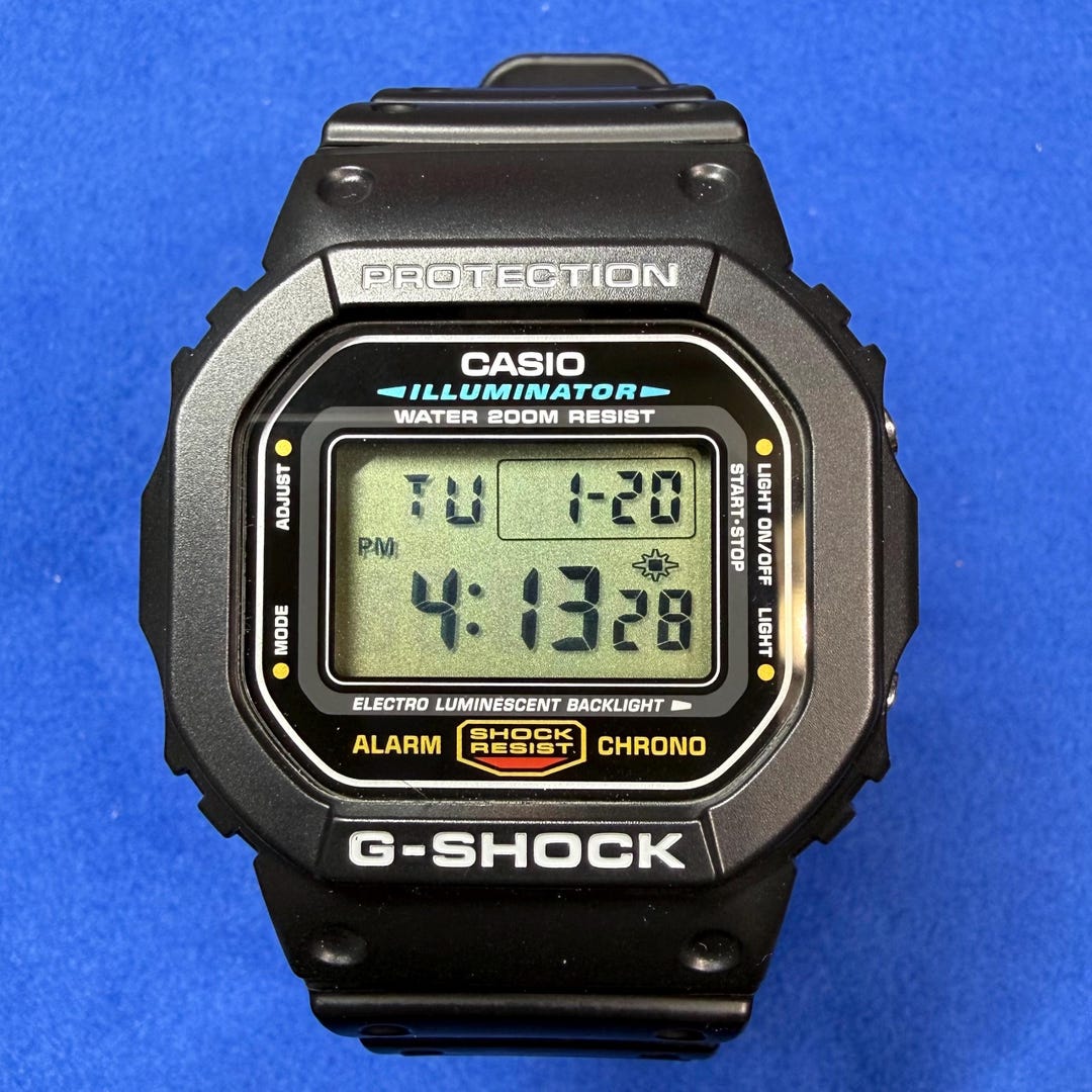 Buy Vintage Casio G-shock DW-5600E-1 Restored Digital Watch Online