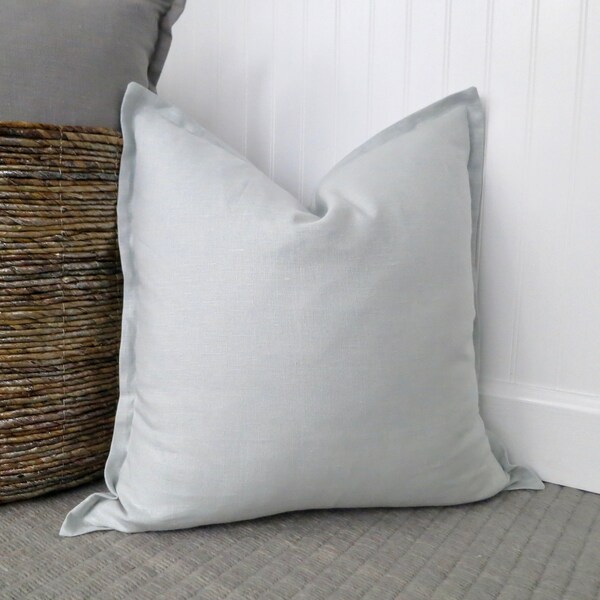 Light Blue Pillow Etsy