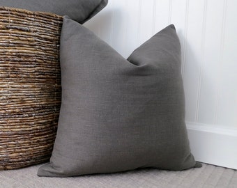 Grey Euro Sham Etsy