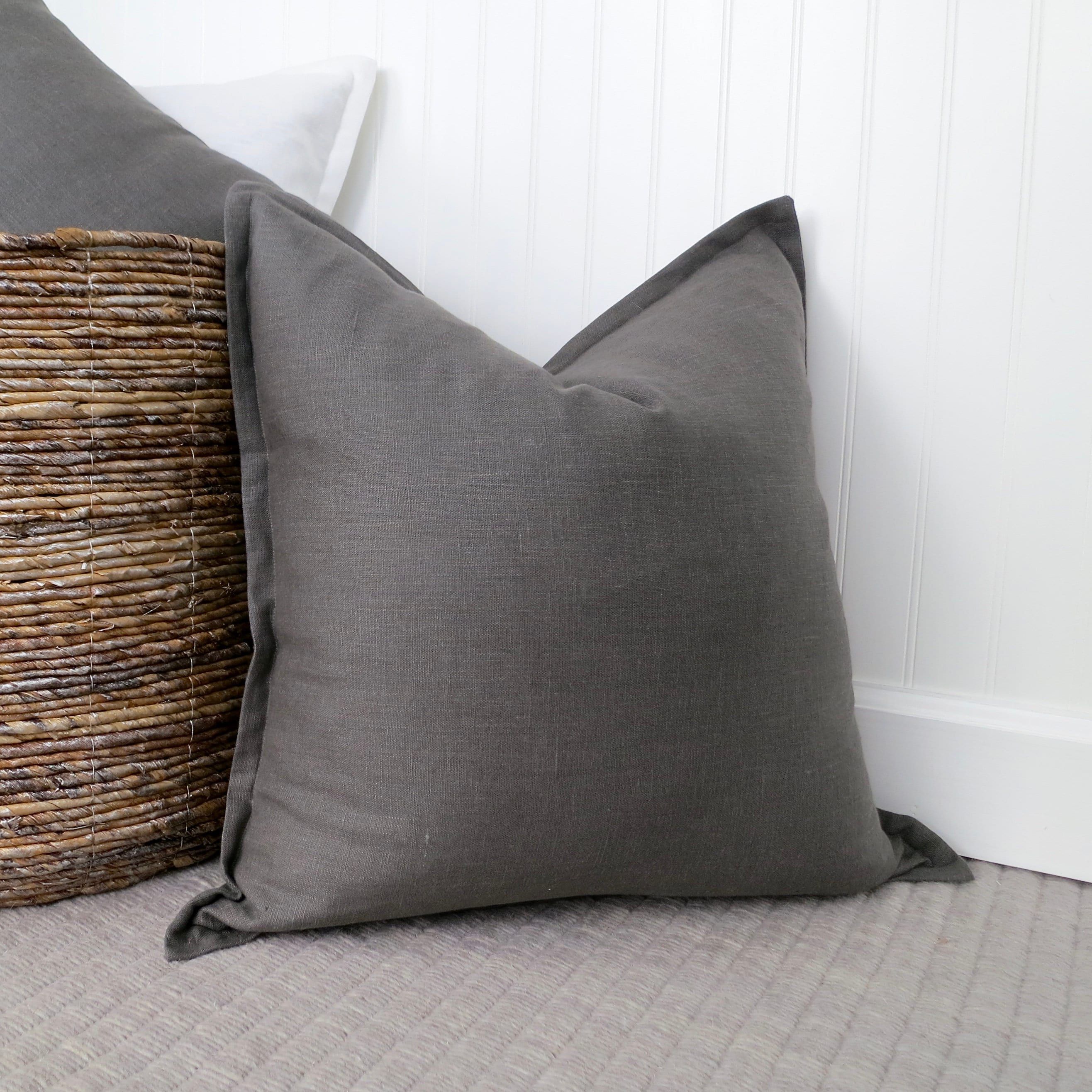Grey Euro Sham - Etsy