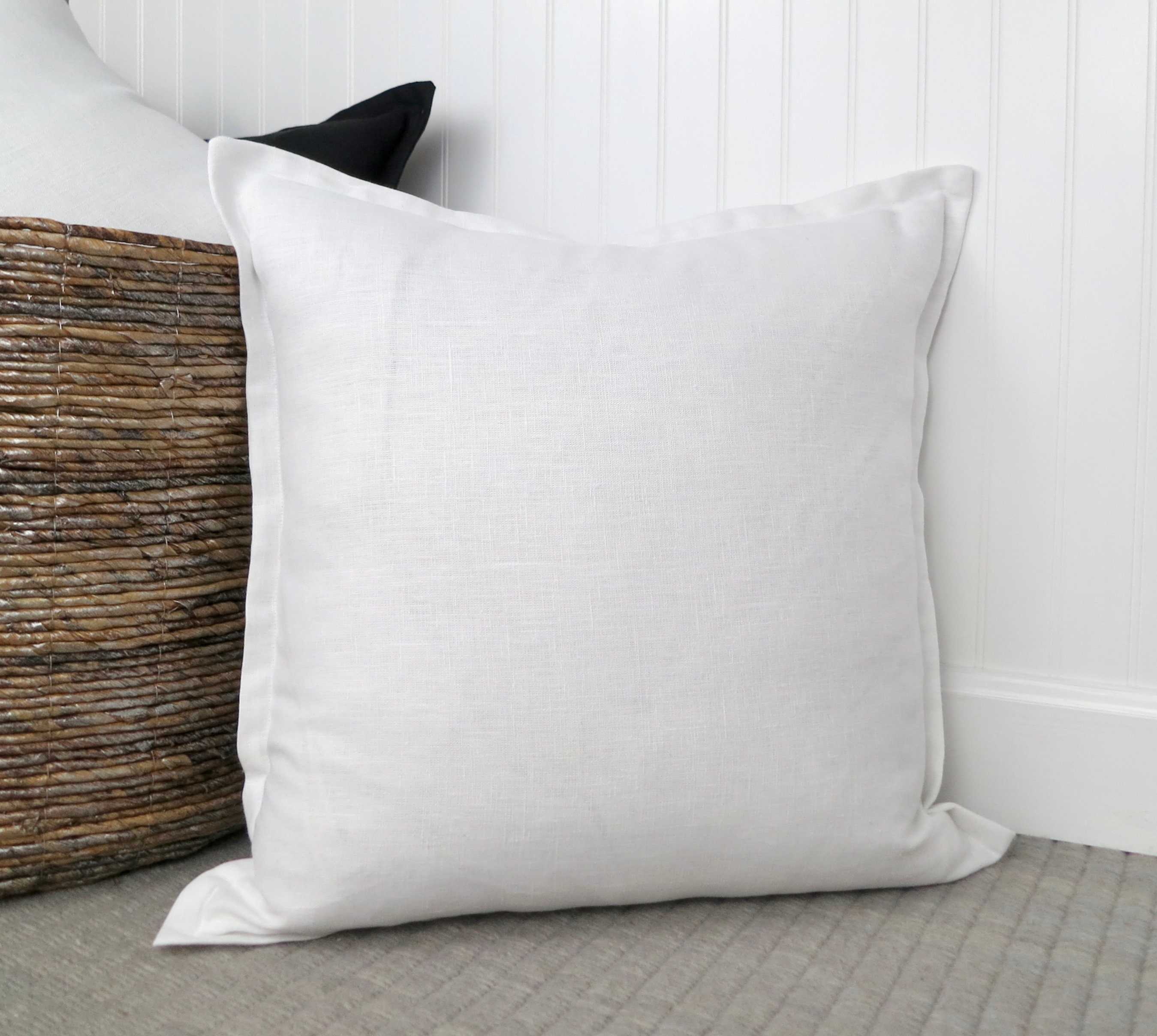 24x24 white pillow cover hotsell