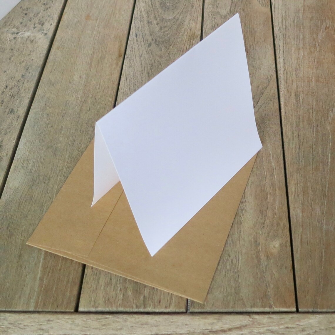 Set of 8 Square Blank Photo Quality Folding Note Cards with Etsy