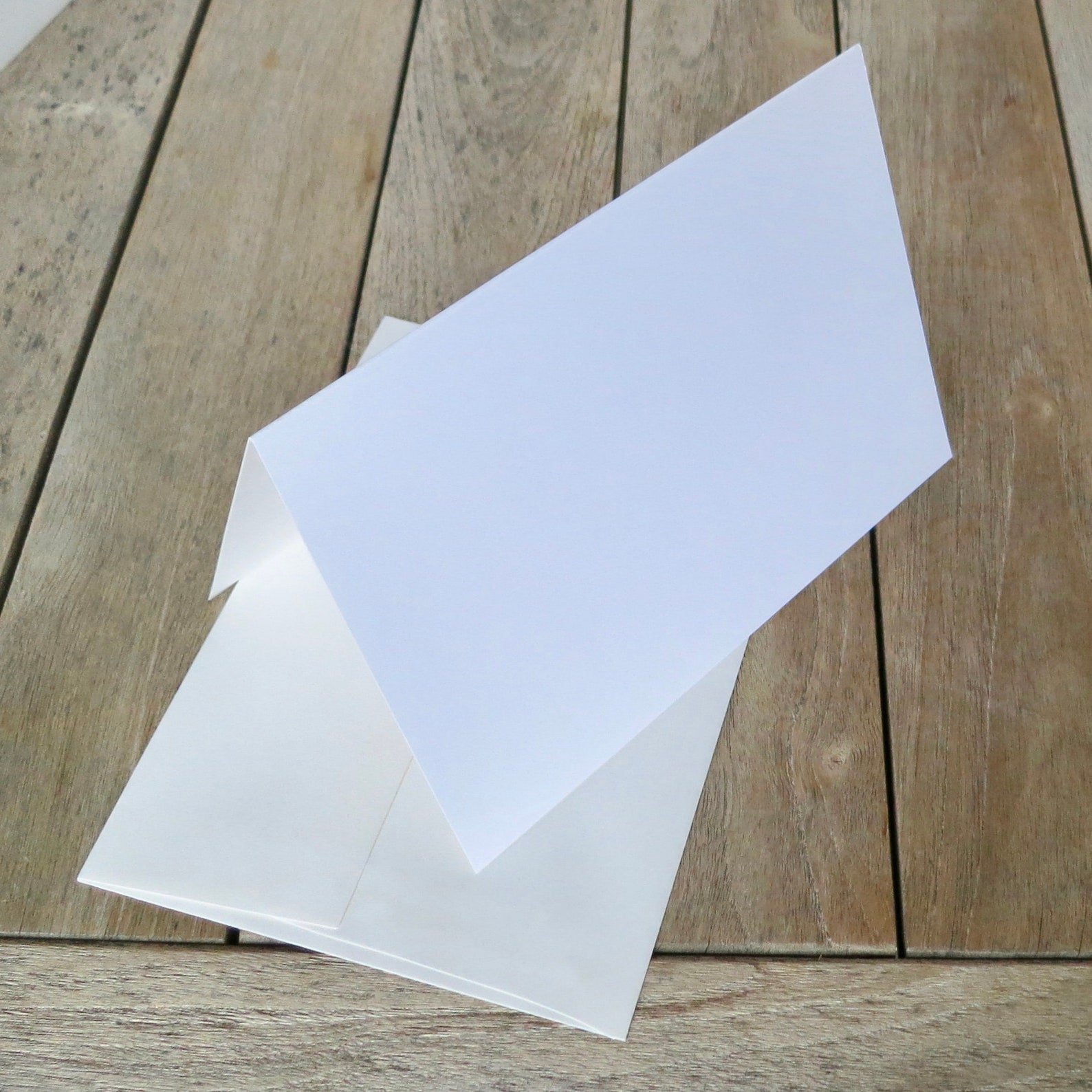 Set of 8 A7 Premium Folding Gloss Photo Paper Note Cards With Etsy