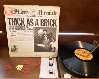 12 Inch Quartz Wall Clock Aqualung Thick As A Brick Free Priority Shipping Jethro Tull