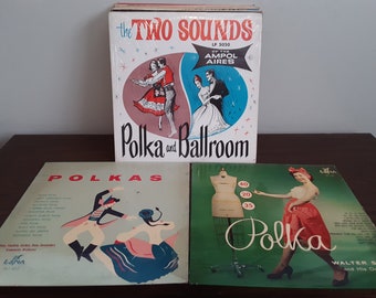 Super Deal - 27 Vintage Polka Records Grab Bag - Circa 1960's