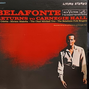 Harry Belafonte - Odetta - Miriam Makeba - De retour au Carnegie Hall - Coffret double ! - Vers 1960