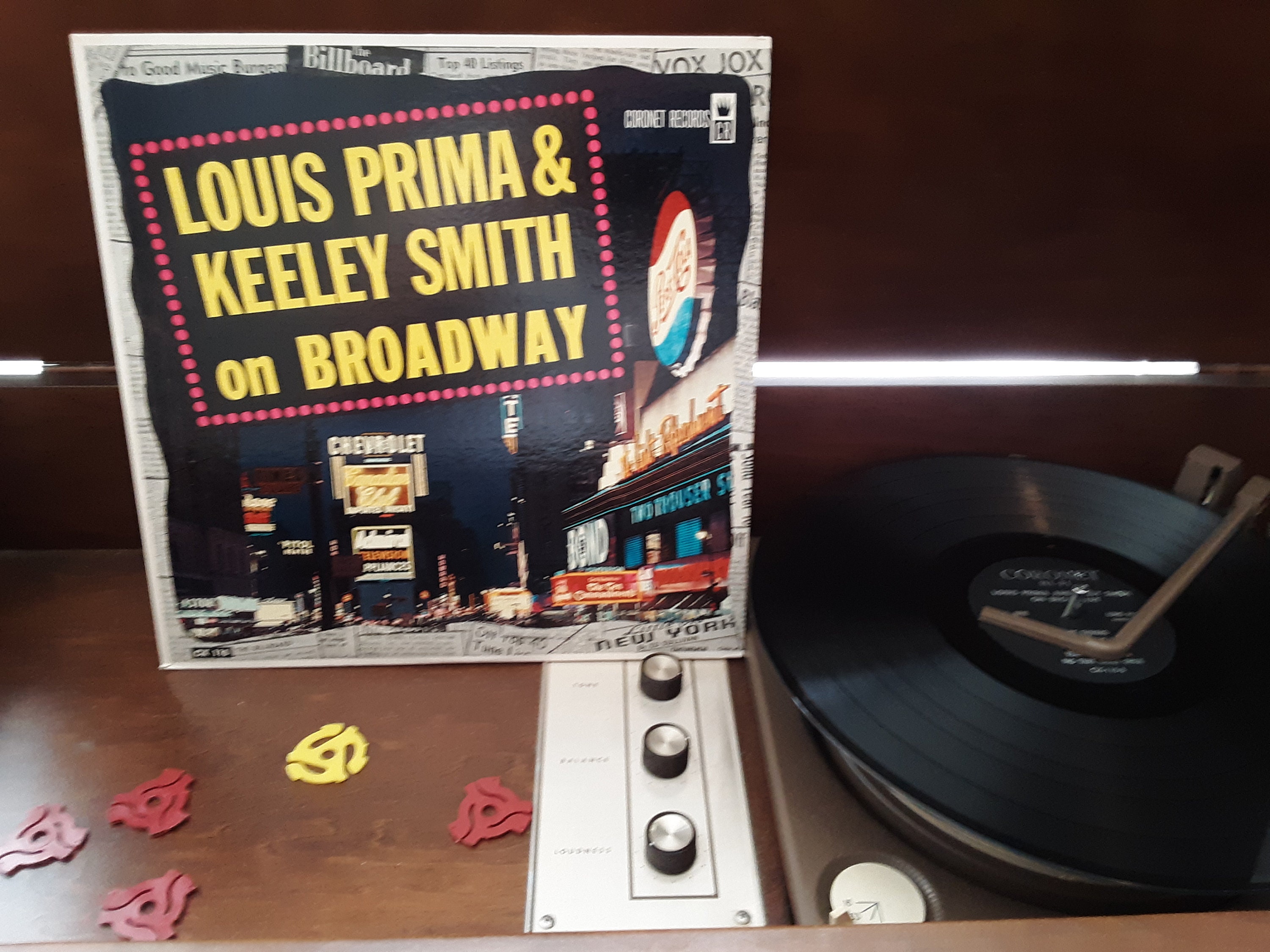 Louis Prima & Keeley Smith on Broadway Mono Album Circa -  Sweden