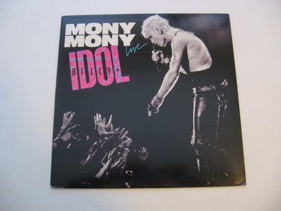 Billy Idol Mony Mony Live Circa 1987 Maxi Single Etsy