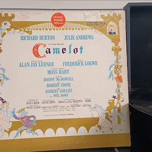 Julie Andrews - Richard Burton - Camelot - Original Broadway Cast Album - Circa 1960
