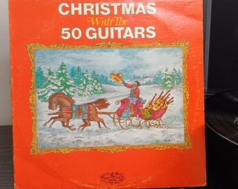 Christmas With The 50 Guitars Vinyl LP – 1980 Stereo Album