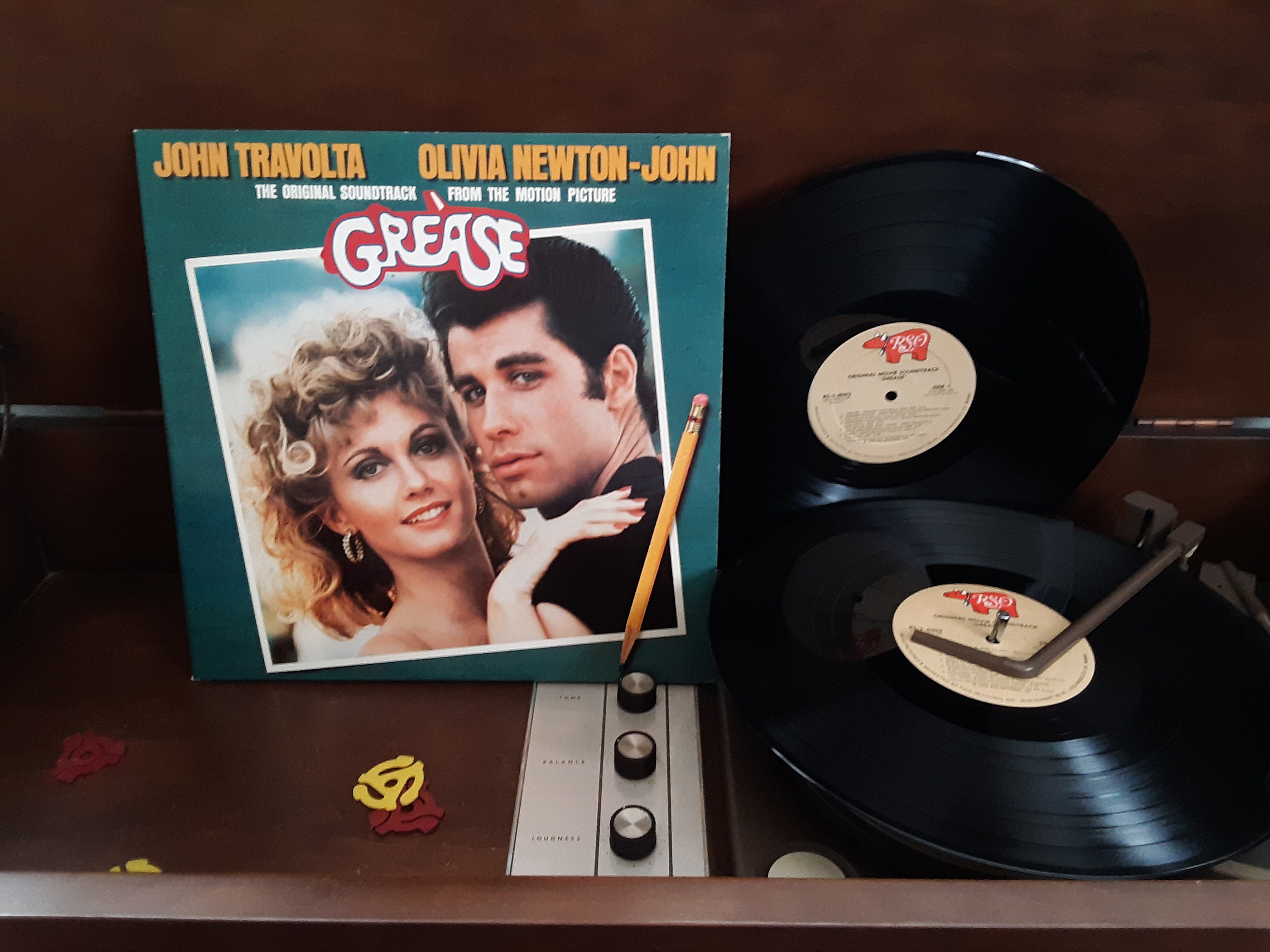 Olivia Newton John John Travolta Grease Motion Picture - Etsy