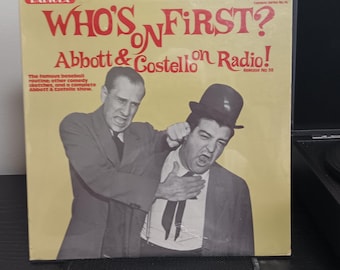 NOUVEAU - Abbott & Costello - Classique de la comédie - Qui est en premier ? - Vers 1974