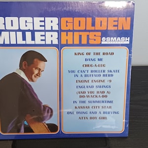SEALED - Roger Miller - &quot;King Of The Road&quot;  &quot;Dang Me&quot; - Golden Hits - Circa 1965