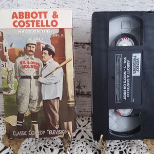 Abbott & Costello - Comedy Classic - Who's On First - VHS Tape