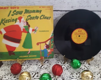 Jimmy Boyd - Original Release - I Saw Mommy Kissing Santa Claus 78rpm Vinyl - 1952