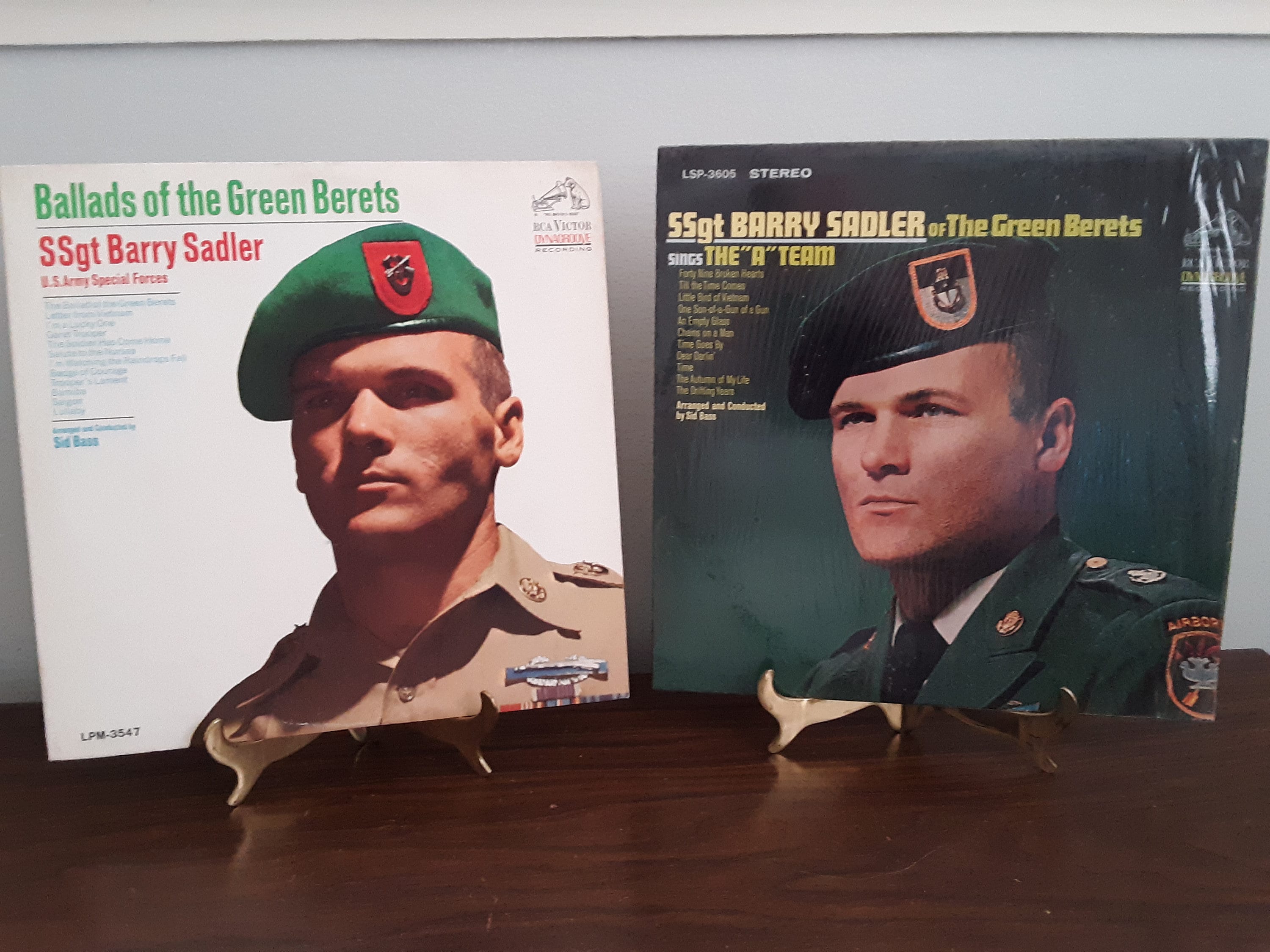 Sgt Barry Sadler 2 Record Set Ballads of the Green Berets & Sings the a  Team Circa 1966 - Etsy India