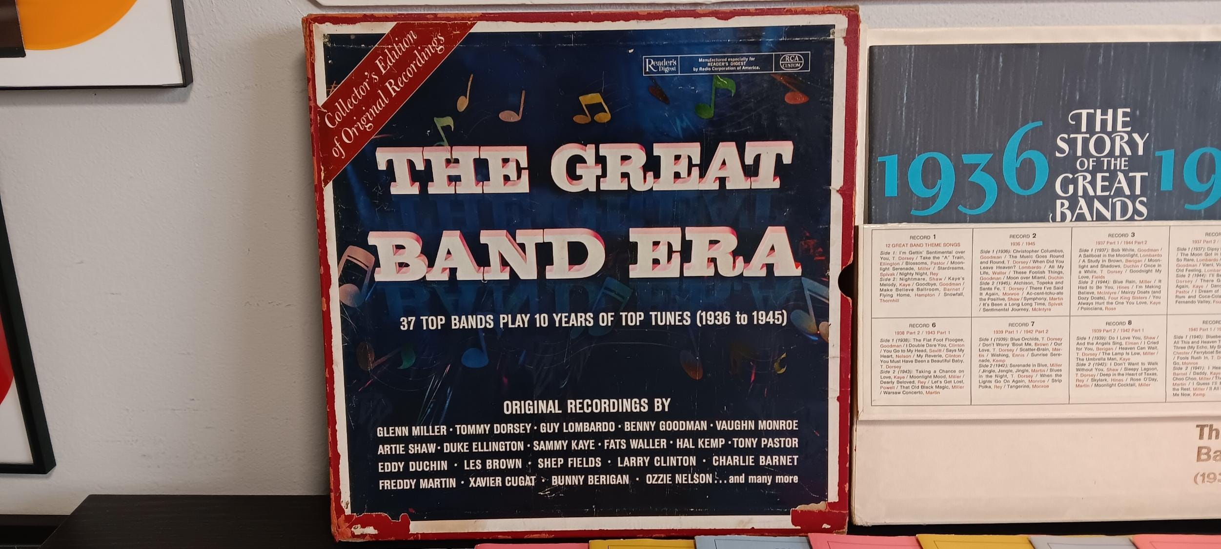 10 Record Box Set - the Great Band Era 1936 to 1945 - Circa 1964