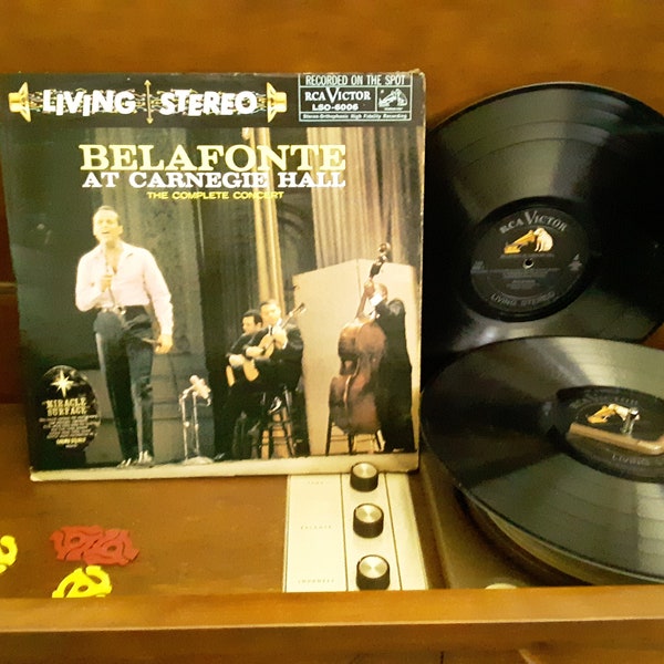 Harry Belafonte - At Carnegie Hall - The Complete Concert - 2 Lp Set! - Circa 1959