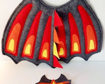 Dragon Felt wings and Mask