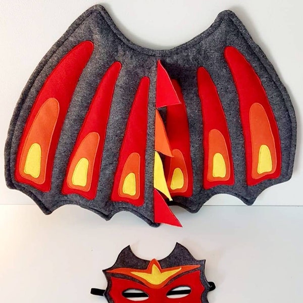 Dragon Felt wings and Mask