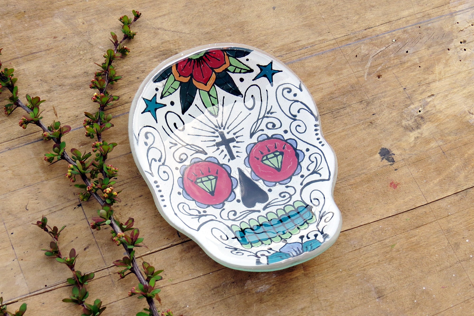 Skull Sugar Glass Skull Sugar Bowl Halloween Decoration Etsy UK