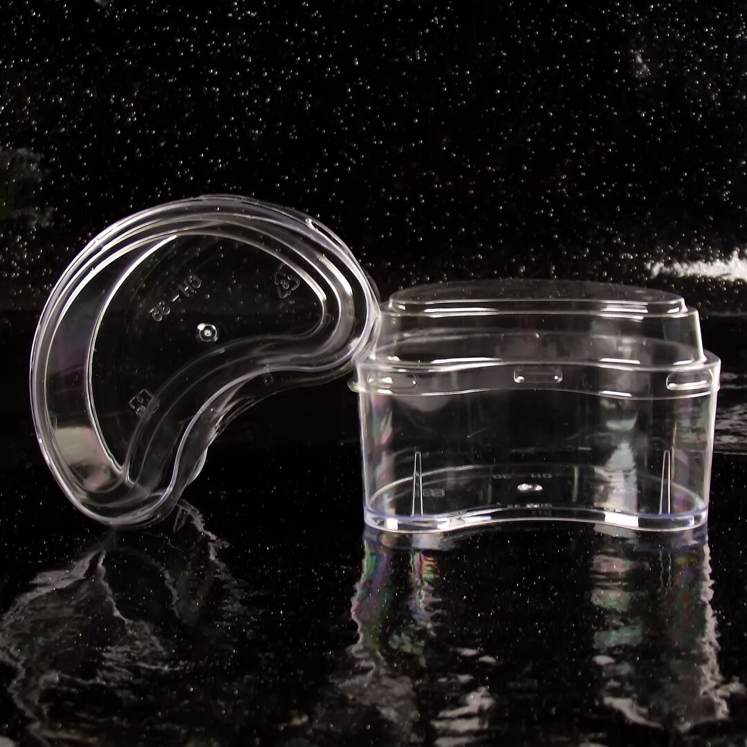 Disposable Canape Dishes Dessert Cups Clear Plastic Lids All Etsy UK