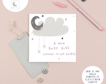 A New Baby Girl | Elsie's Moon Charity Card